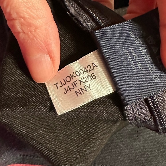 Tommy Hilfiger slacks navy zipper ankle tapered leg - Picture 5 of 7